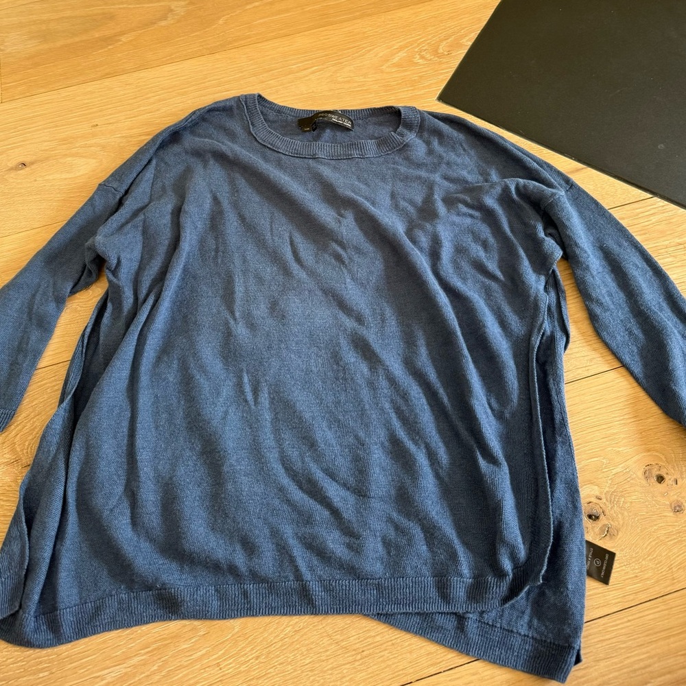 360 Sweater Charcoal Knit Top